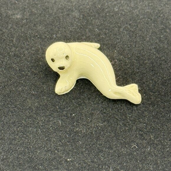 Hagen Renaker Baby Harp Seal White 1980's Collectible Trinket Figurine - Picture 5 of 6